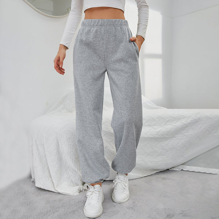Kvinders afslappede sweatpants med elastisk talje og sidelommer Stilla