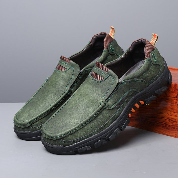 Herrernes Fritids Læder Slipper Sneakers Stilla