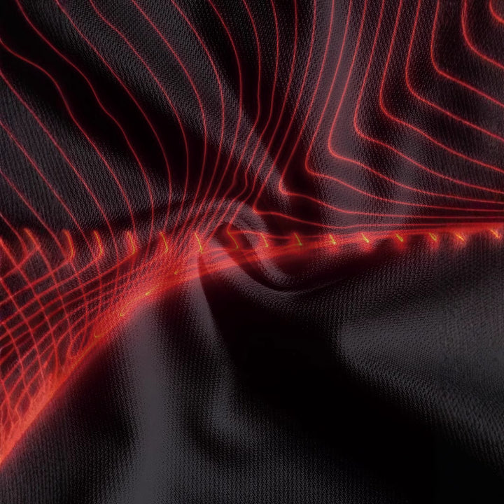 Herrer Poloshirt med moderne Neonlinje-design Stilla