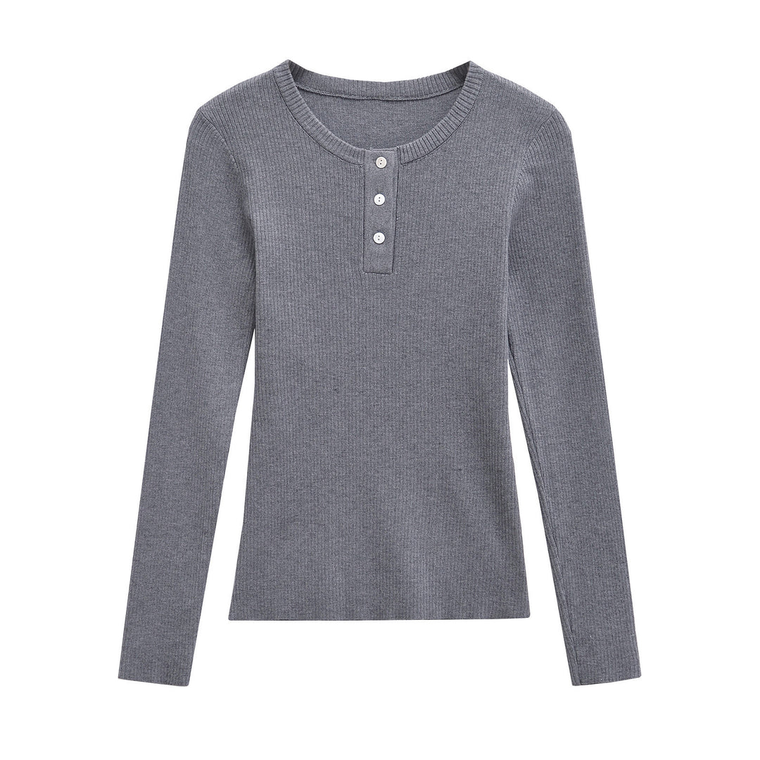Femme Langærmet Henley Top Stilla