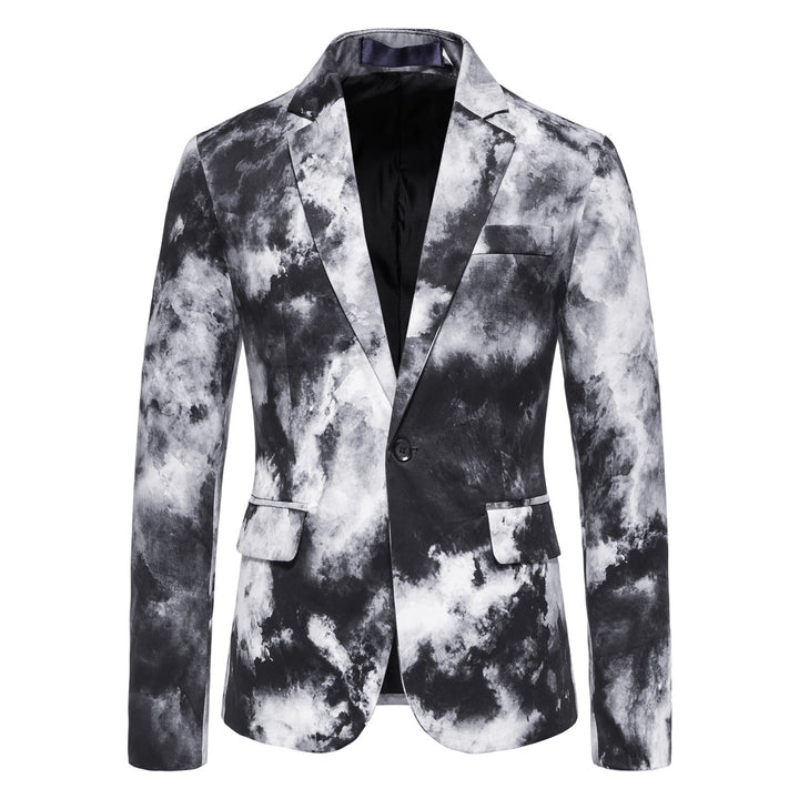 Herrer Kunstnerisk Tryk Blazer Stilla