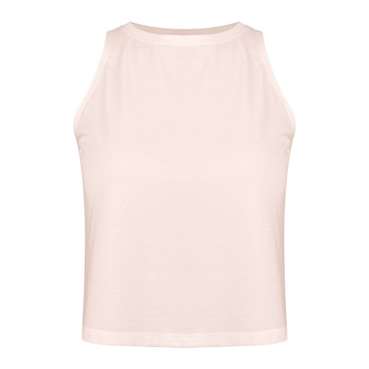 Damer Sporty Crop-Top med åndbart materiale og komfortabel pasform Stilla