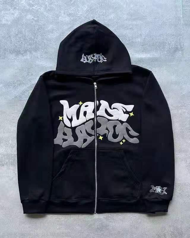 Kvinder Hoodie med unikt graffiti design Skovae