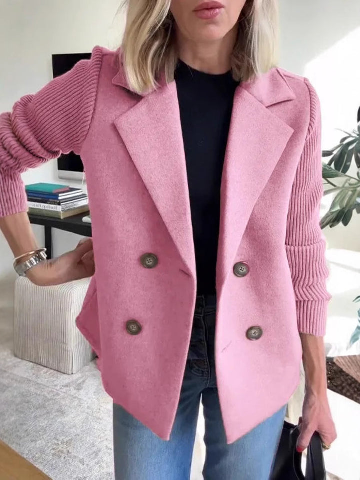 Dame Dobbelt rækkefølge Blazer med Strikærmer Stilla