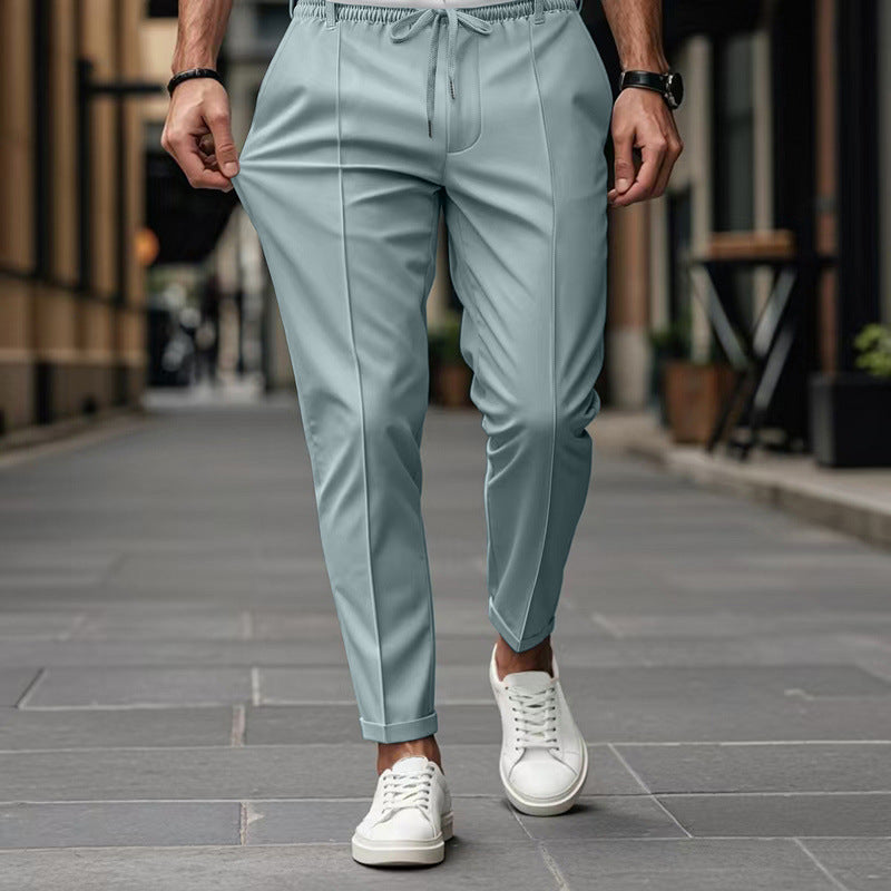 Herre Sporty Joggingbukser med elastisk talje og moderne sidelommer Stilla