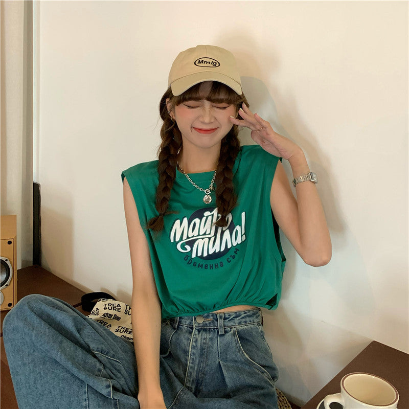 Femme Relaxed Fit Statement Grafik Tank Top Stilla