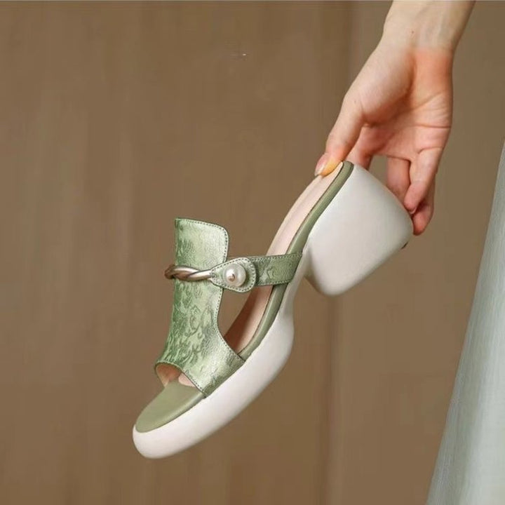 Dame mode sandaler med høj hæl Stilla