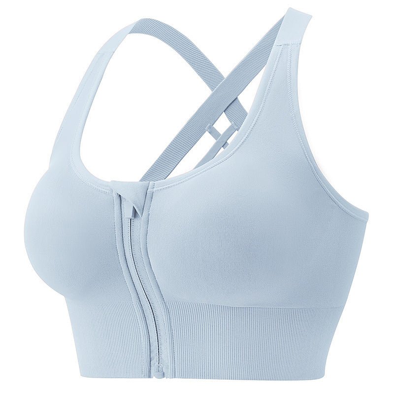 Dame Sport-BH med innovativ frontlynlås og elegant krydsrygsdesign Stilla