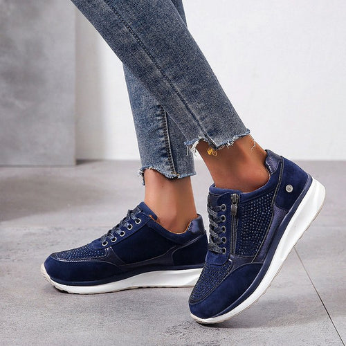 Damer Sporty Sneakers med åndbart netmateriale og behagelig støddæmpning Stilla