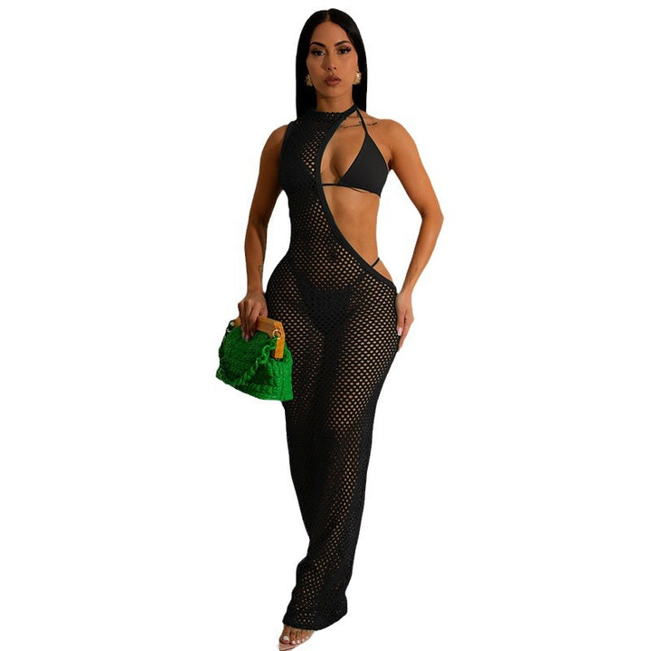 Dame Net Cover-Up Maxi Kjole Stilla