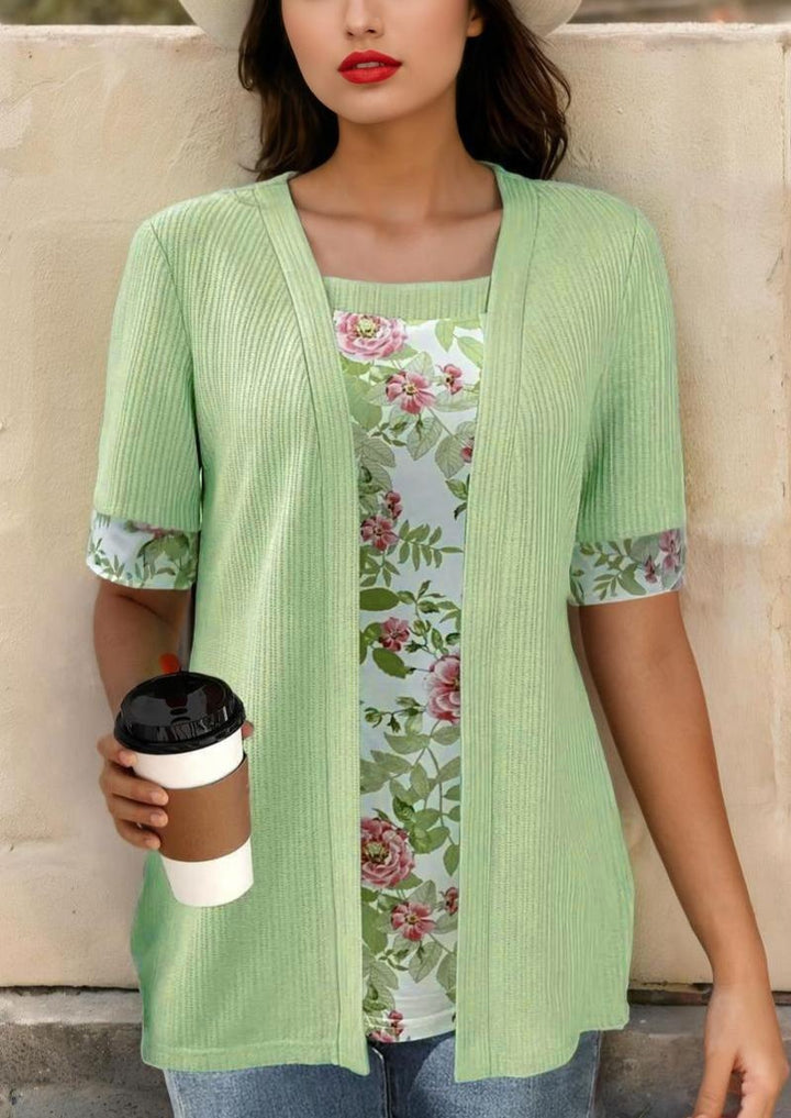 Damer mode bluse med blomsterdesign og afslappet snit Stilla