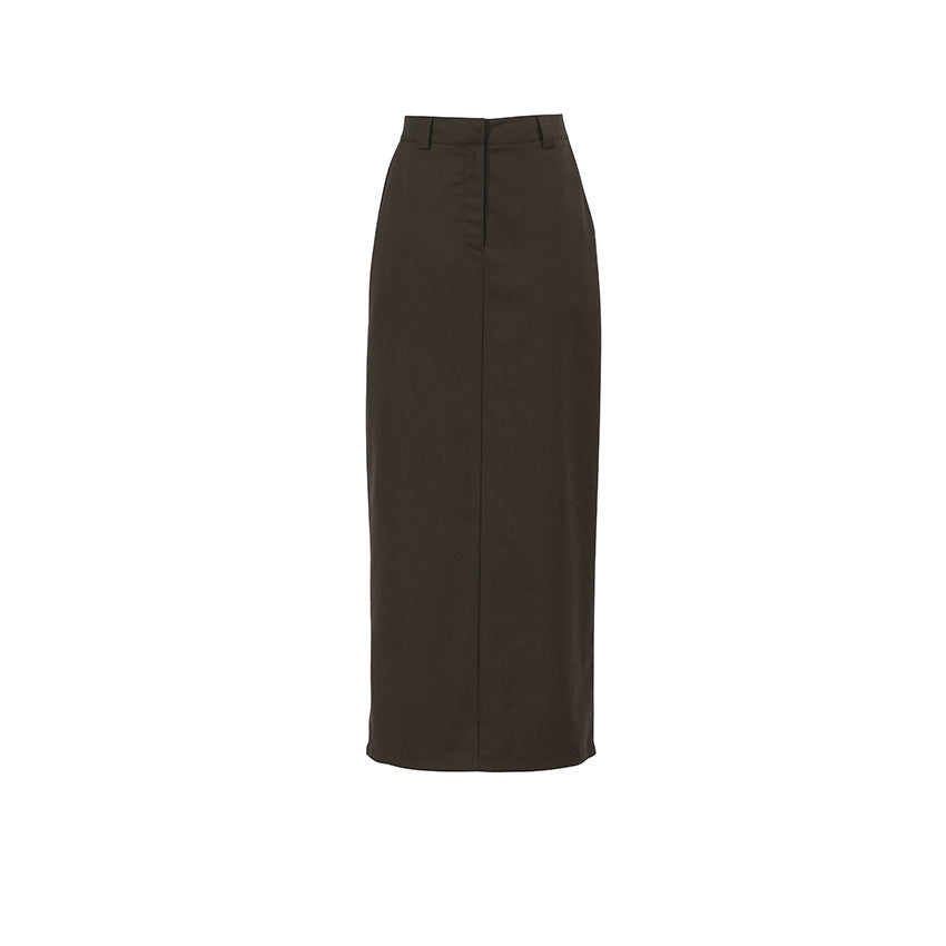 Dame Maxikjole med høj talje og elegant snit Stilla