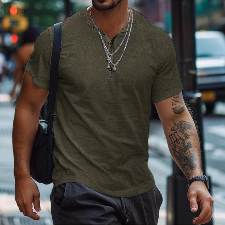 Herrer Casual Finstrik Polo Skjorte Stilla