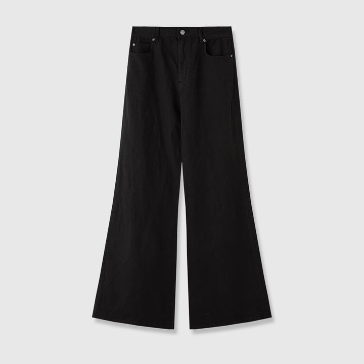 Kvinders Bred Skåret Høj Talje Jeans Stilla