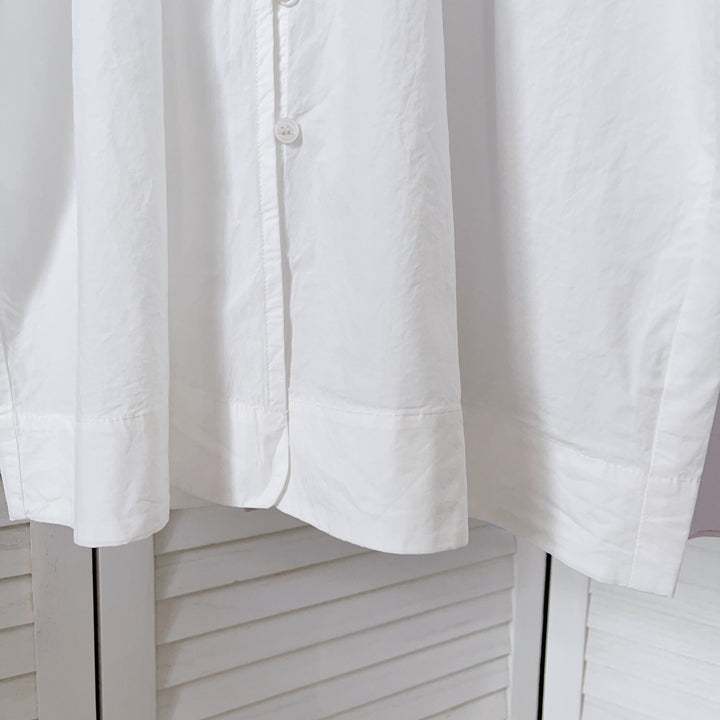 Femme Rynkehals Knap-Bluse Stilla