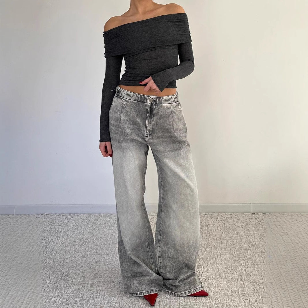 Kvinders casual jeans med løs pasform Stilla