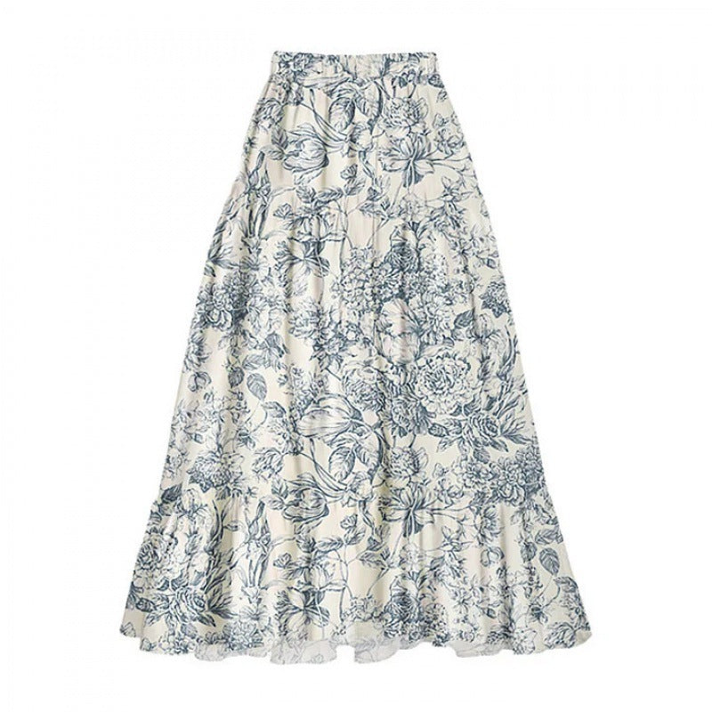 Dame badetøj sæt med elegant indpakningsskørt og fashionable sløjfer Skovae