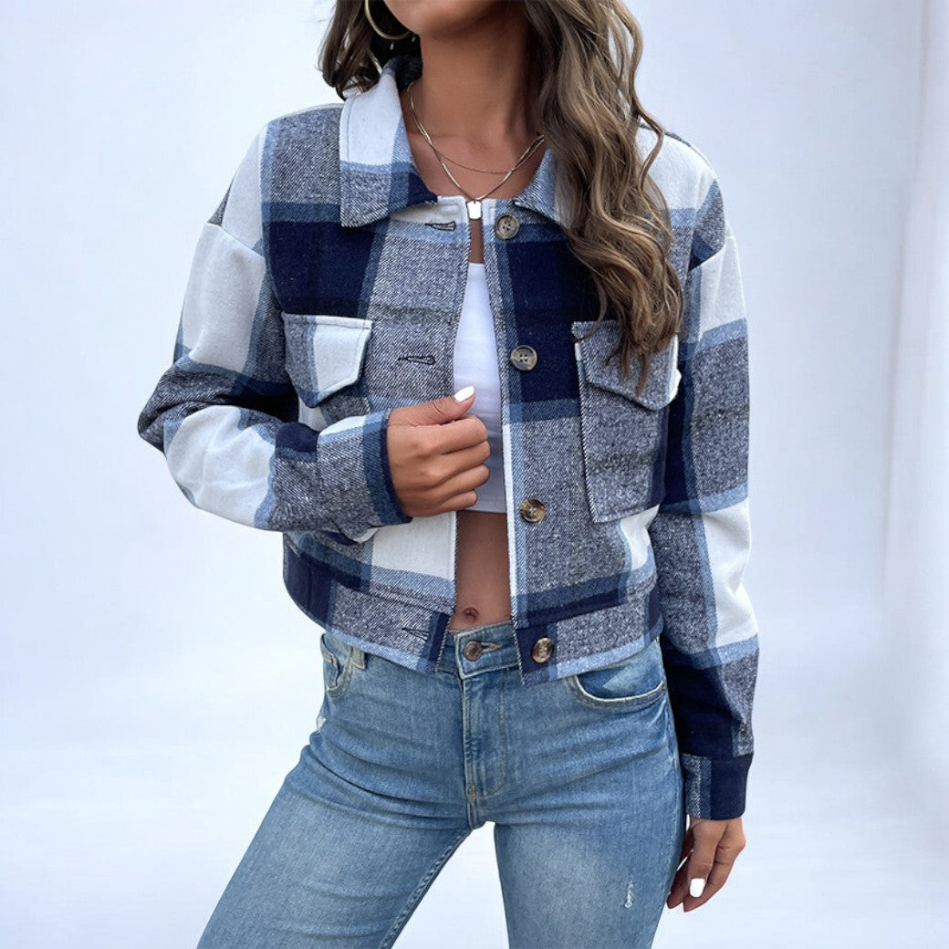 Stilla | Trendy Karo jakke