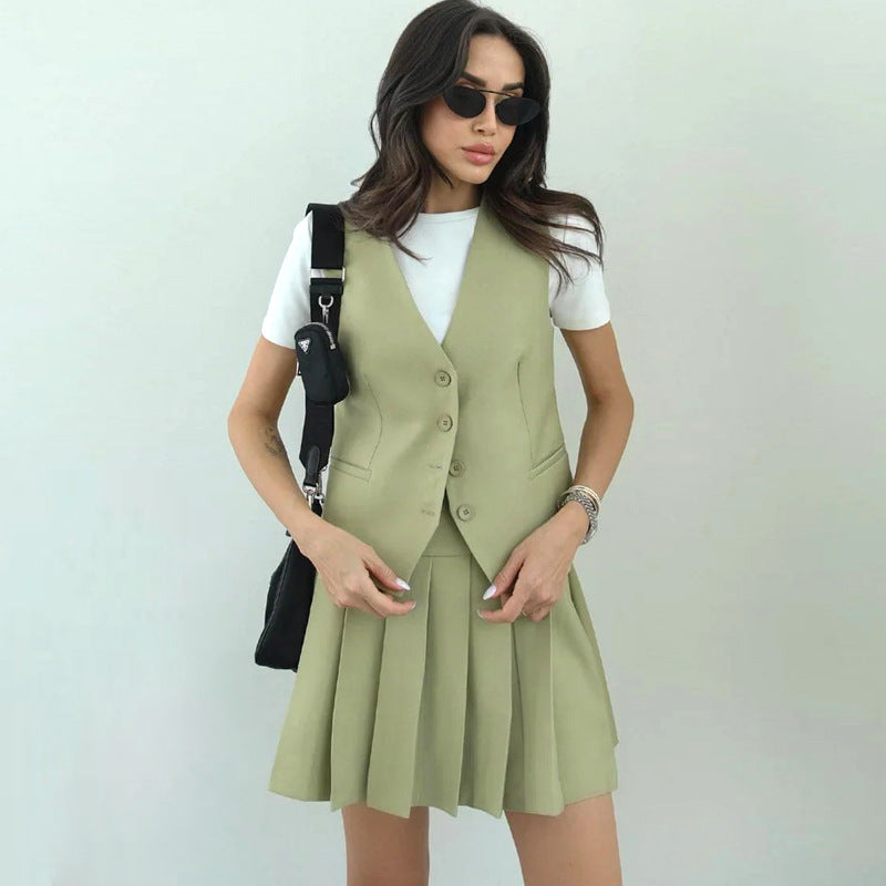 Damer Elegant og moderne Blazer-nederdel sæt Stilla
