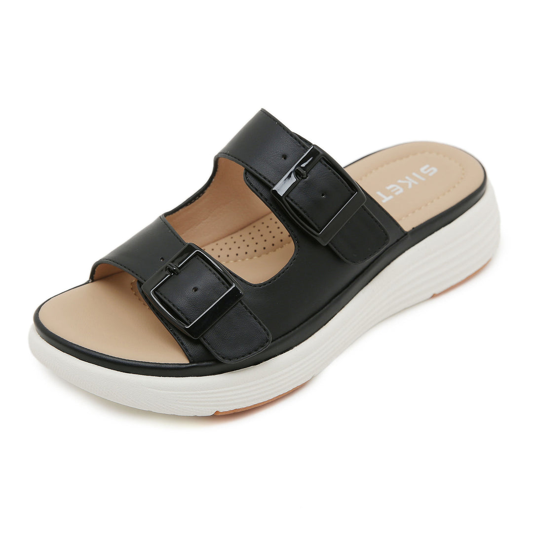 Dame komfortable sandaler med dobbelte stropper Stilla