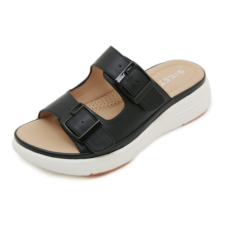 Dame komfortable sandaler med dobbelte stropper Stilla
