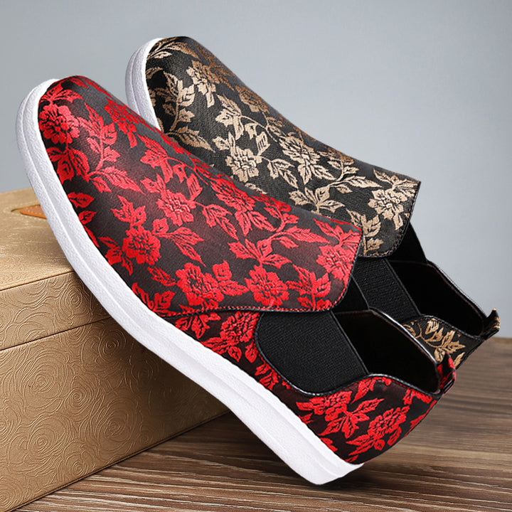 Femme Blomstermønster Slip-On Sneakers Stilla