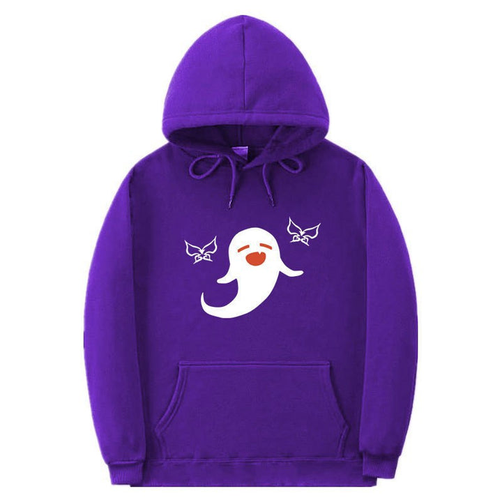 Dame Hoodie med Legende Spøgelse Design Skovae