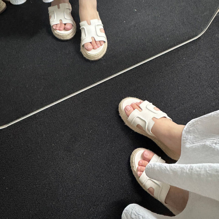 Dame Espadrille Plateau Sandaler Stilla