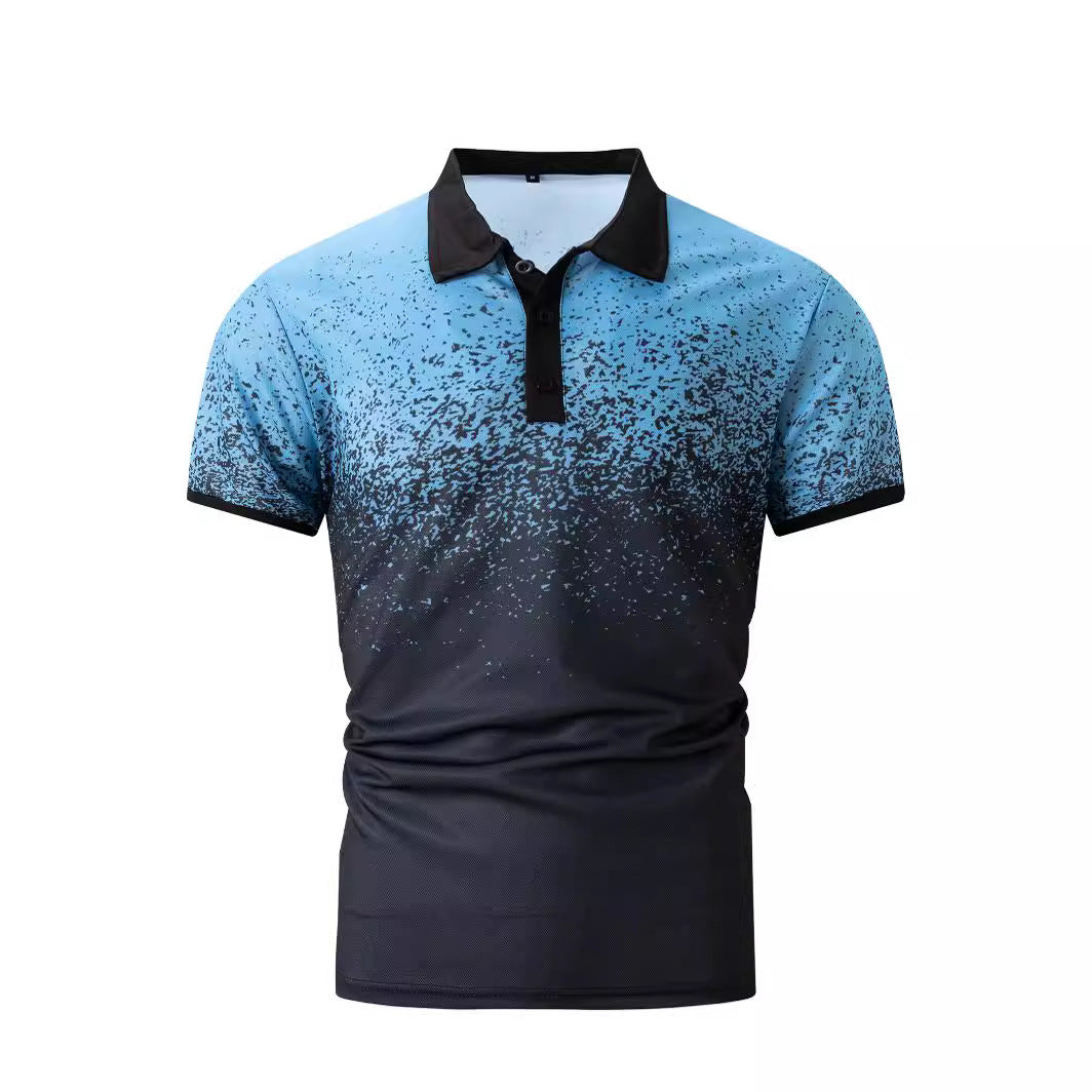 Herrer-gradient-tryk-performance-polo-shirt Stilla
