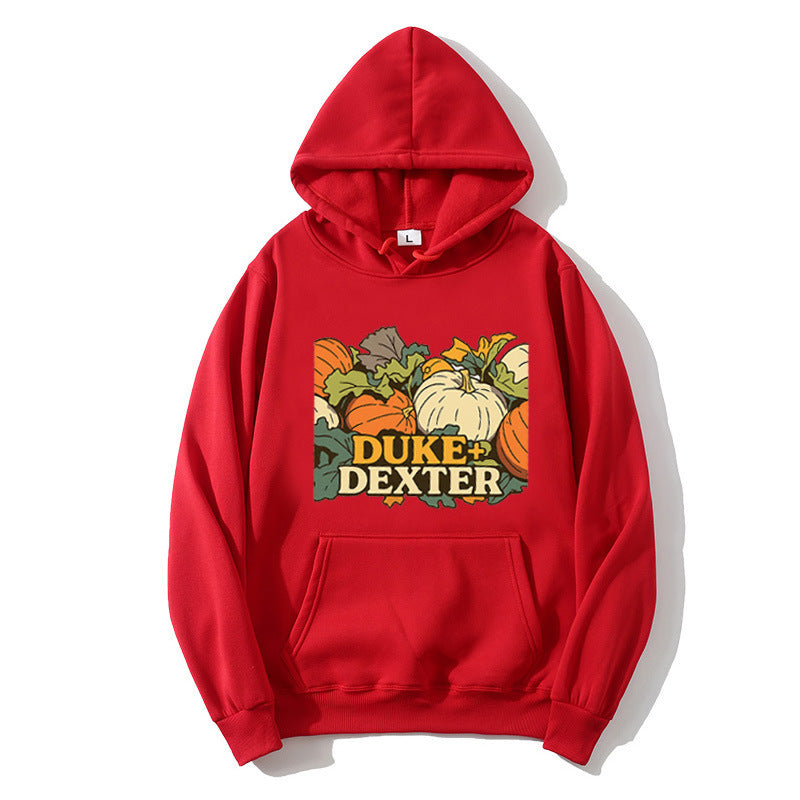Kvinders hoodie med muntert græskar motiv Skovae
