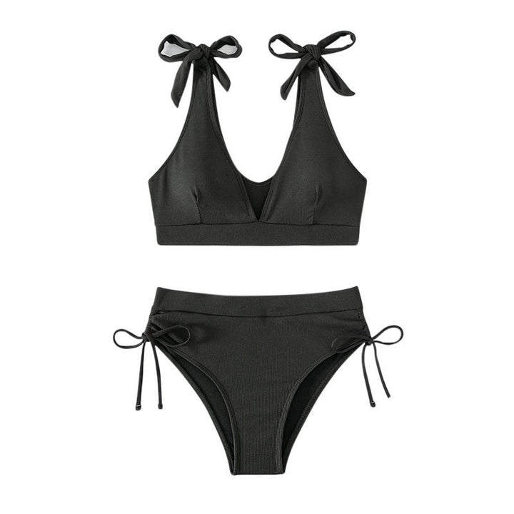 Dame Højtaljet Bikini med justerbare stropper Skovae