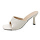 Dame Wedge-Pantoletten med åben tåparti og elegant design Stilla