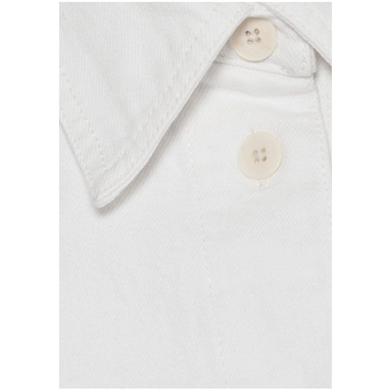 Dame casual oversized skjorte bluse lavet af højkvalitets bomuldsstof med praktisk knaplukning Stilla