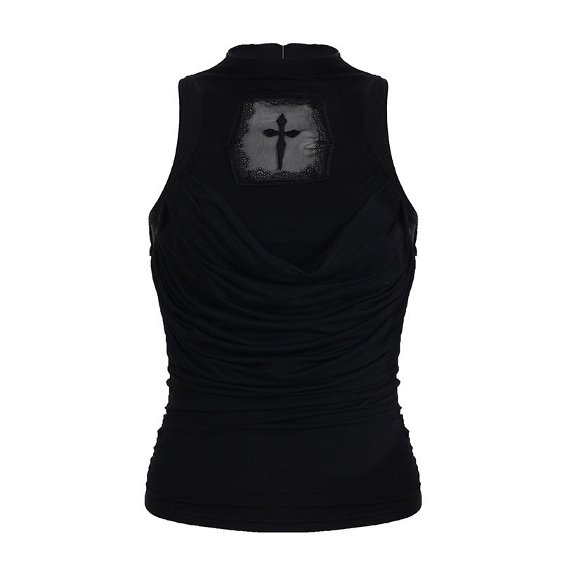 Dame elegant tanktop med legendarisk rygdetalje Skovae