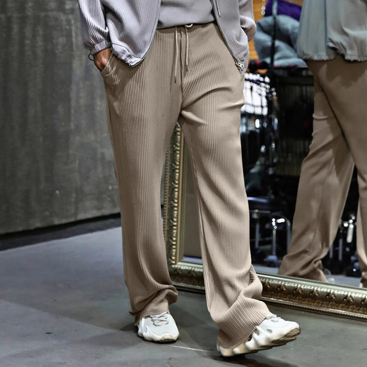 Dame Relaxed Fit Plisserede Vide Bukser Stilla