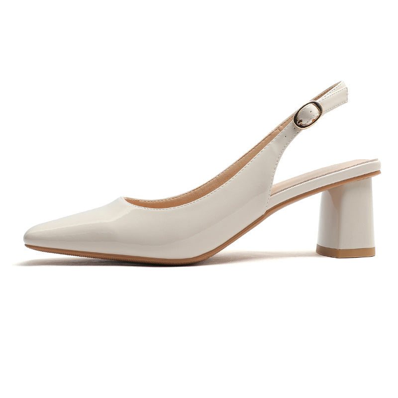 Kvinder Smarte Slingback-hæle med Chunky Blokhæl Stilla