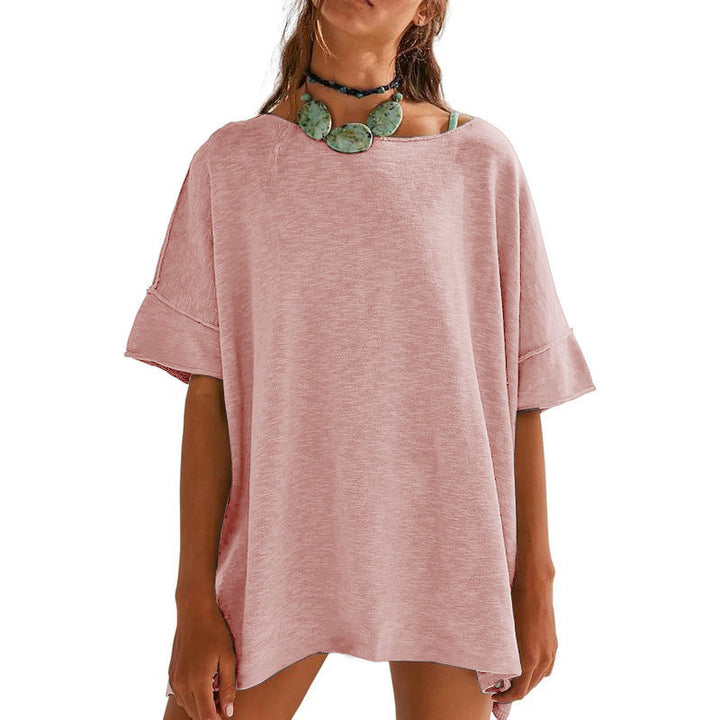 Dame Oversized Afslappet Fit T-Shirt Stilla