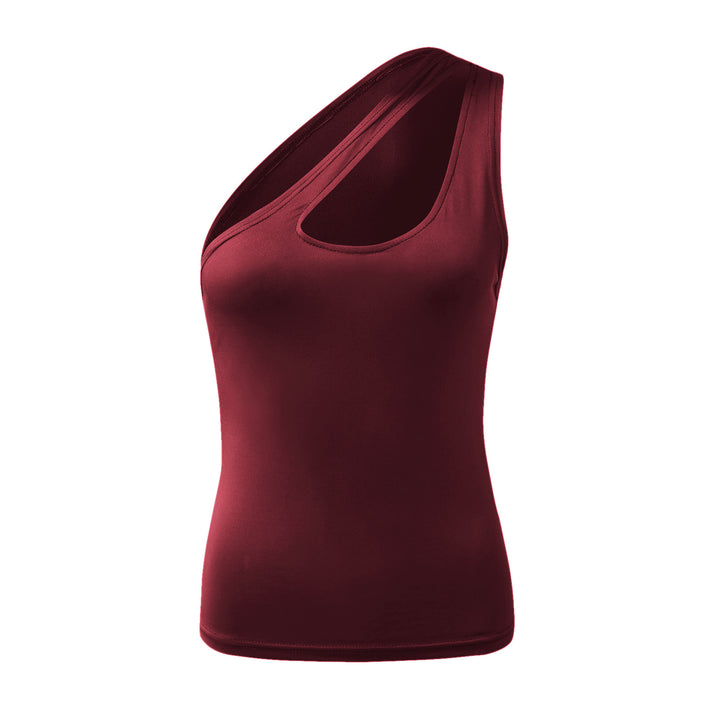 Dame One-Shoulder Body med moderne Cut-Out Stilla