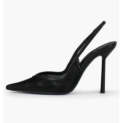 Femme Elegante Slingback Stiletto hæl med strukturerede detaljer Stilla