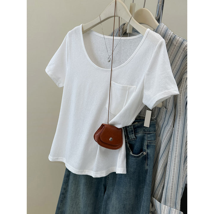 Femme Basic Lomme T-Shirt Stilla