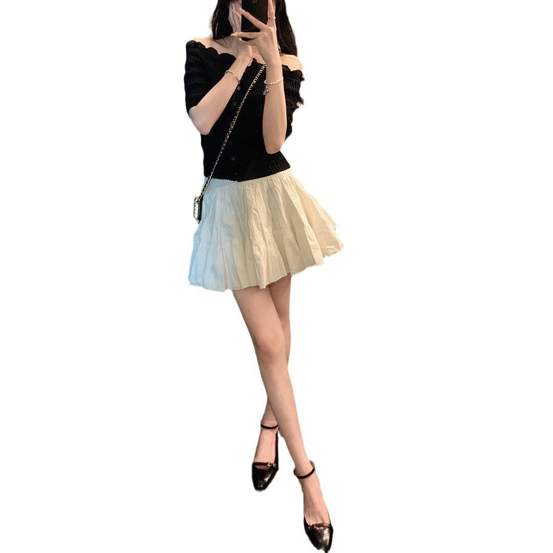 Dame Elegant Slingback Flade Sko med Dekorativ Ankelrem Stilla