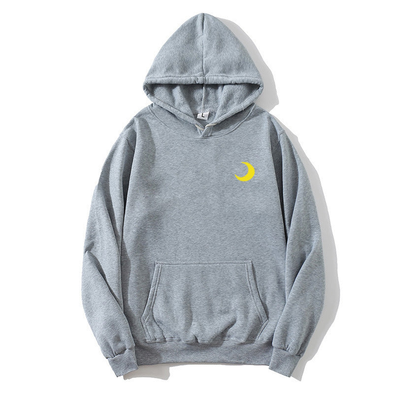 Kvinders hoodie med sødt månemotiv Skovae