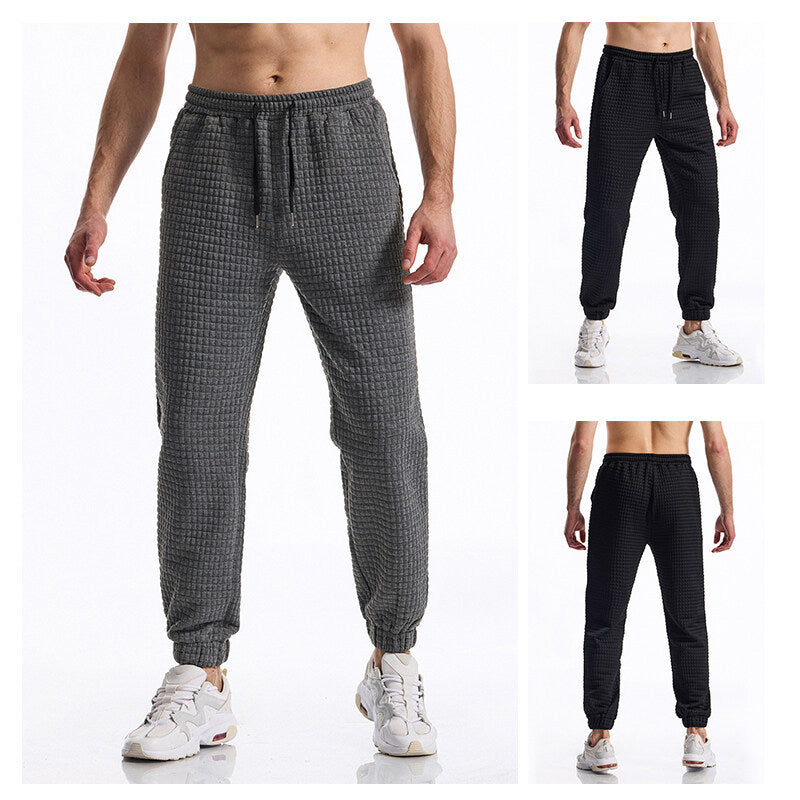 Herre tekstureret fleece-forede joggingbukser Stilla