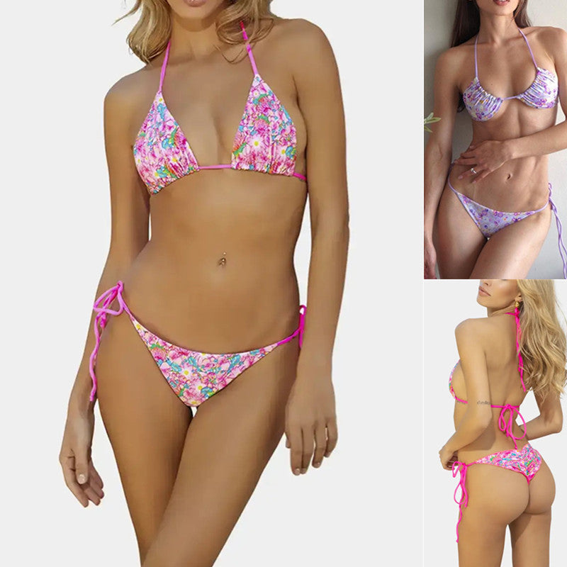 Dame blomster mønster bikini Skovae