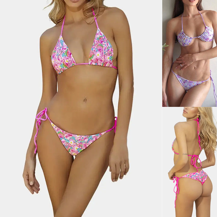 Dame blomster mønster bikini Skovae