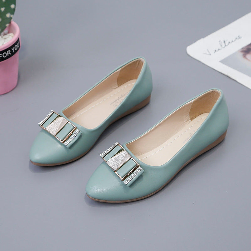 Dame elegante Ballerinas med mode smykke detalje Stilla