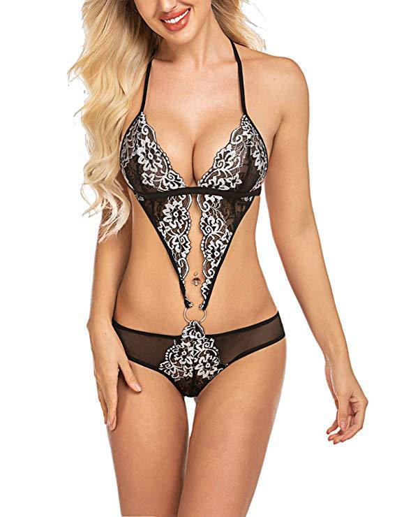 Dame Blonder Cutout Body Stilla 1752573220