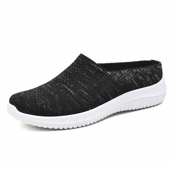 Femme Slip-On Komfort Sneakers med strækbar strikdesign Stilla