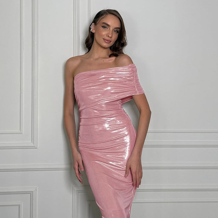 Dame Off-Shoulder Volant Aftenkjole Stilla 1751515970