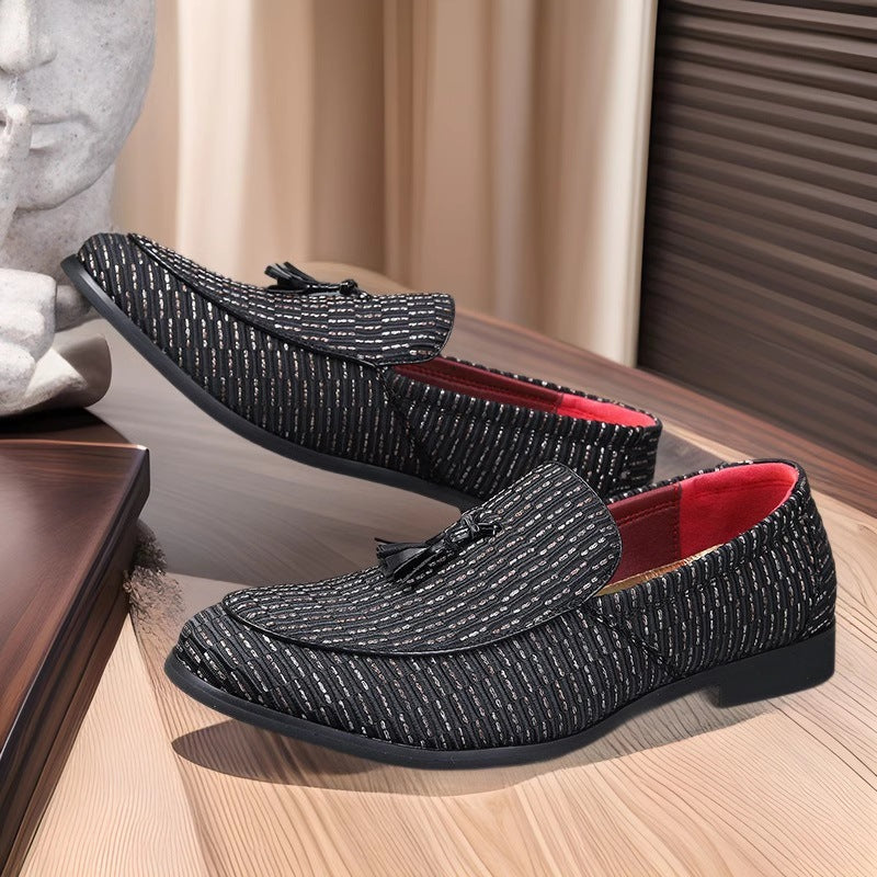 Herrer Stilfulde Kwast Slip-ons Stilla